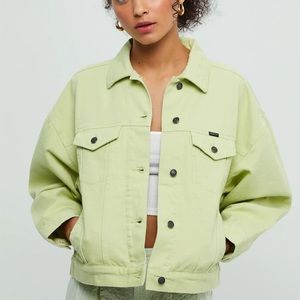 Obey Lime Denim Jacket
